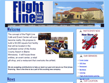 Tablet Screenshot of flightlineltd.com